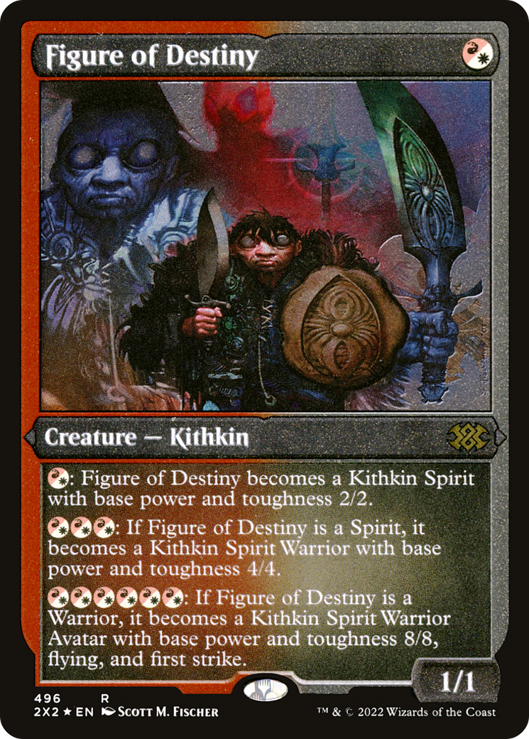 Figure of Destiny (2X2-496) - Double Masters 2022 Foil