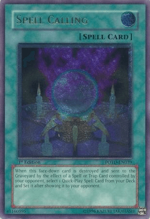 Spell Calling [POTD-EN039] Ultimate Rare - Josh's Cards