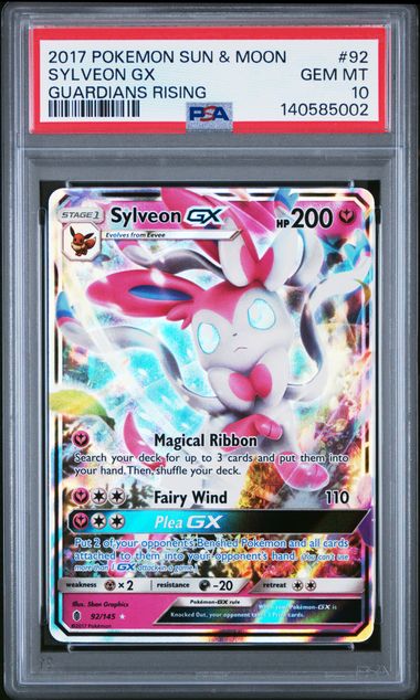 Sylveon GX Guardians Rising 92/145 PSA 10