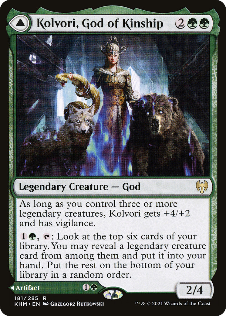 Kolvori, God of Kinship // The Ringhart Crest (KHM-181) - Kaldheim Foil