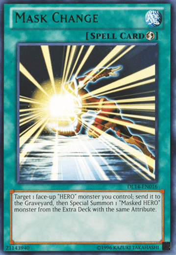 Mask Change (Green) [DL14-EN016] Rare - Josh's Cards