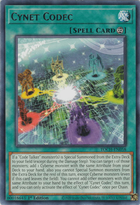 Cynet Codec [TOCH-EN058] Rare - Josh's Cards