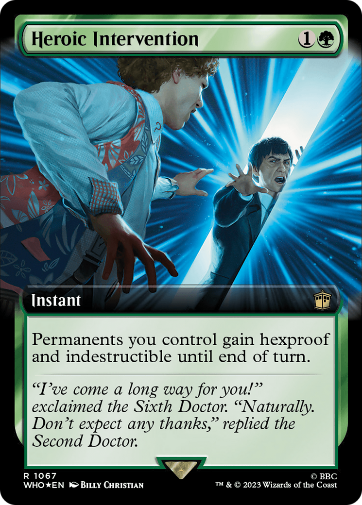 Heroic Intervention (WHO-1067) - Doctor Who: (Extended Art) Foil