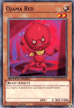Ojama Red [SGX1-ENC10] Common - Josh's Cards