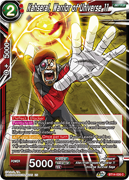 Kahseral, Warrior of Universe 11 (BT14-026) [Cross Spirits] Parallel Foil