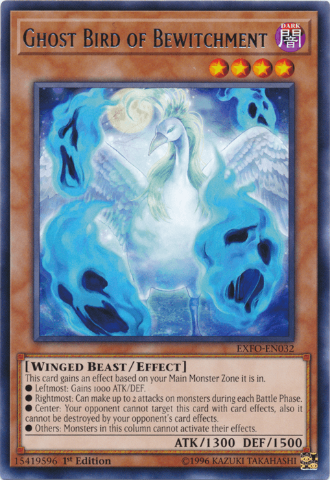 Ghost Bird of Bewitchment [EXFO-EN032] Rare - Josh's Cards