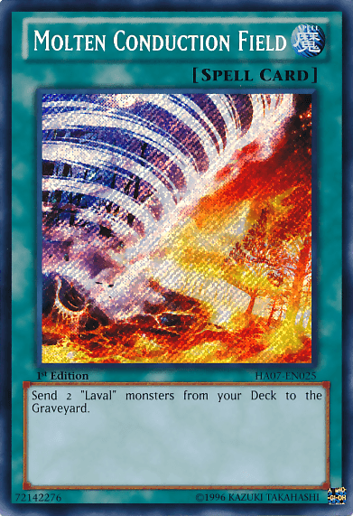 Molten Conduction Field [HA07-EN025] Secret Rare - Josh's Cards