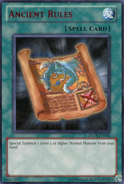 Ancient Rules (Red) [DL13-EN016] Rare - Josh's Cards