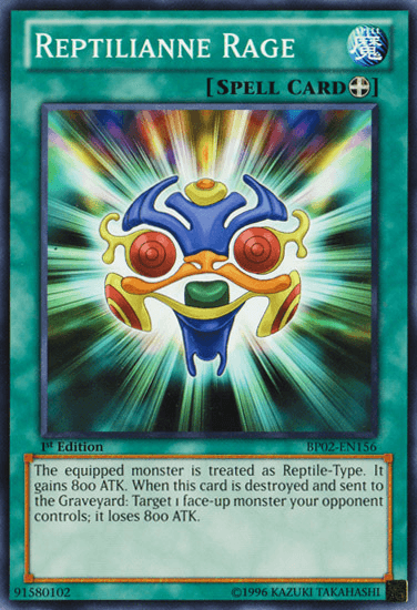 Reptilianne Rage [BP02-EN156] Common - Josh's Cards