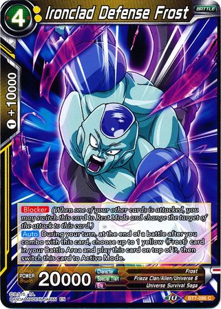 Ironclad Defense Frost (BT7-086) [Assault of the Saiyans] Parallel Foil