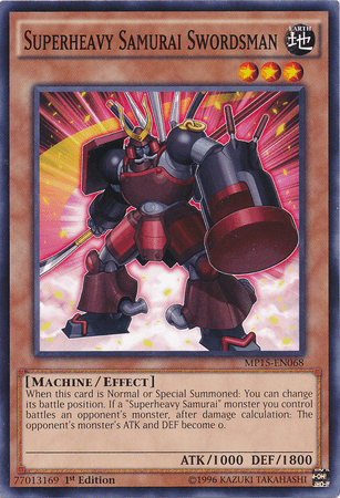 Superheavy Samurai Swordsman [MP15-EN068] Common - Josh's Cards