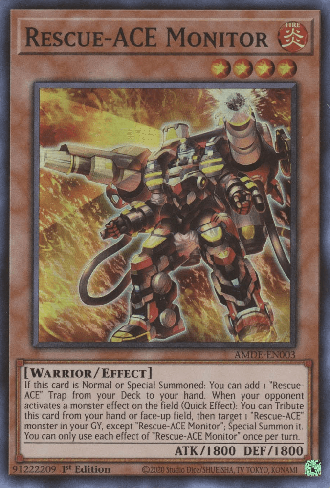 Rescue-ACE Monitor [AMDE-EN003] Super Rare - Josh's Cards