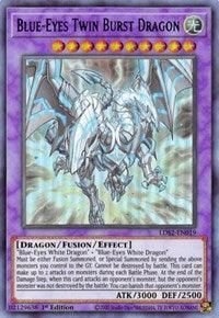 Blue-Eyes Twin Burst Dragon (Green) [LDS2-EN019] Ultra Rare - Josh's Cards