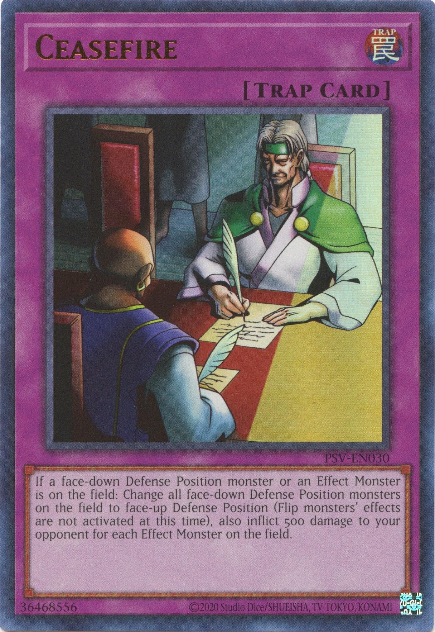 Ceasefire (25th Anniversary) [PSV-EN030] Ultra Rare - Josh's Cards