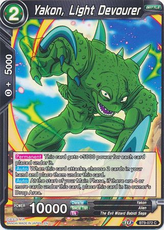 Yakon, Light Devourer (BT9-072) [Universal Onslaught] Parallel Foil