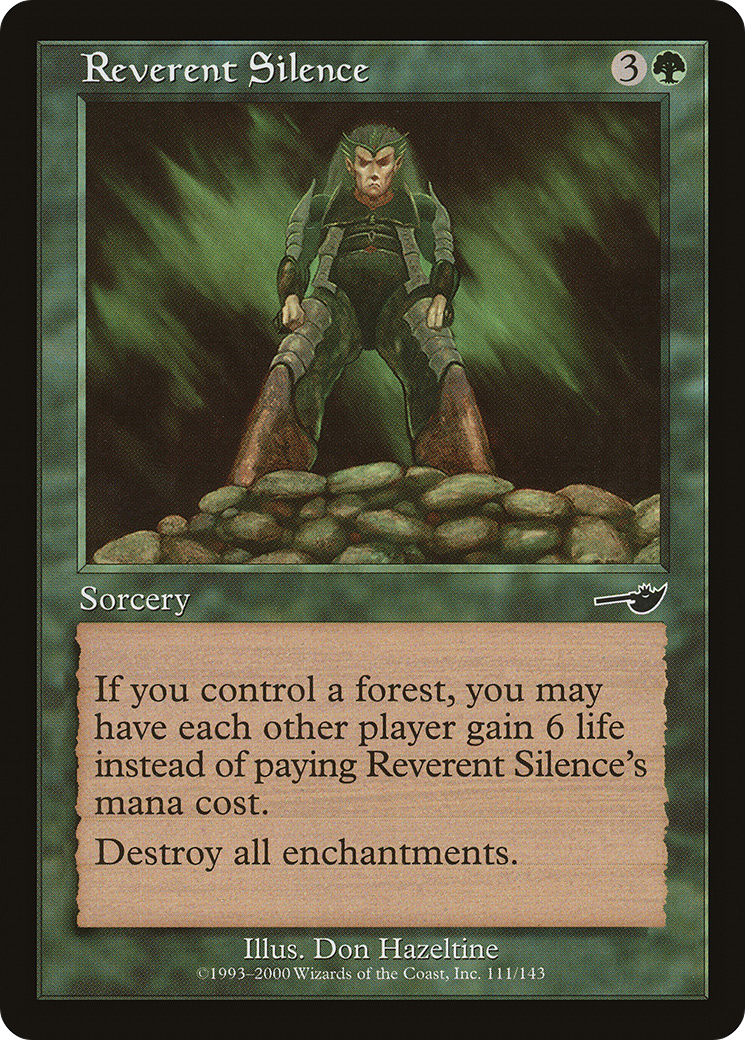Reverent Silence (NMS-111) - Nemesis Foil