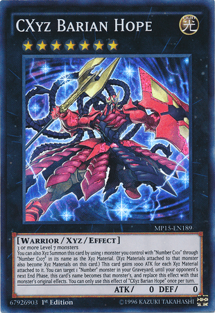 CXyz Barian Hope [MP15-EN189] Super Rare - Josh's Cards