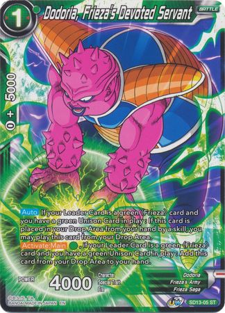 Dodoria, Frieza's Devoted Servant (Starter Deck - Clan Collusion) (SD13-05) [Rise of the Unison Warrior] Parallel Foil