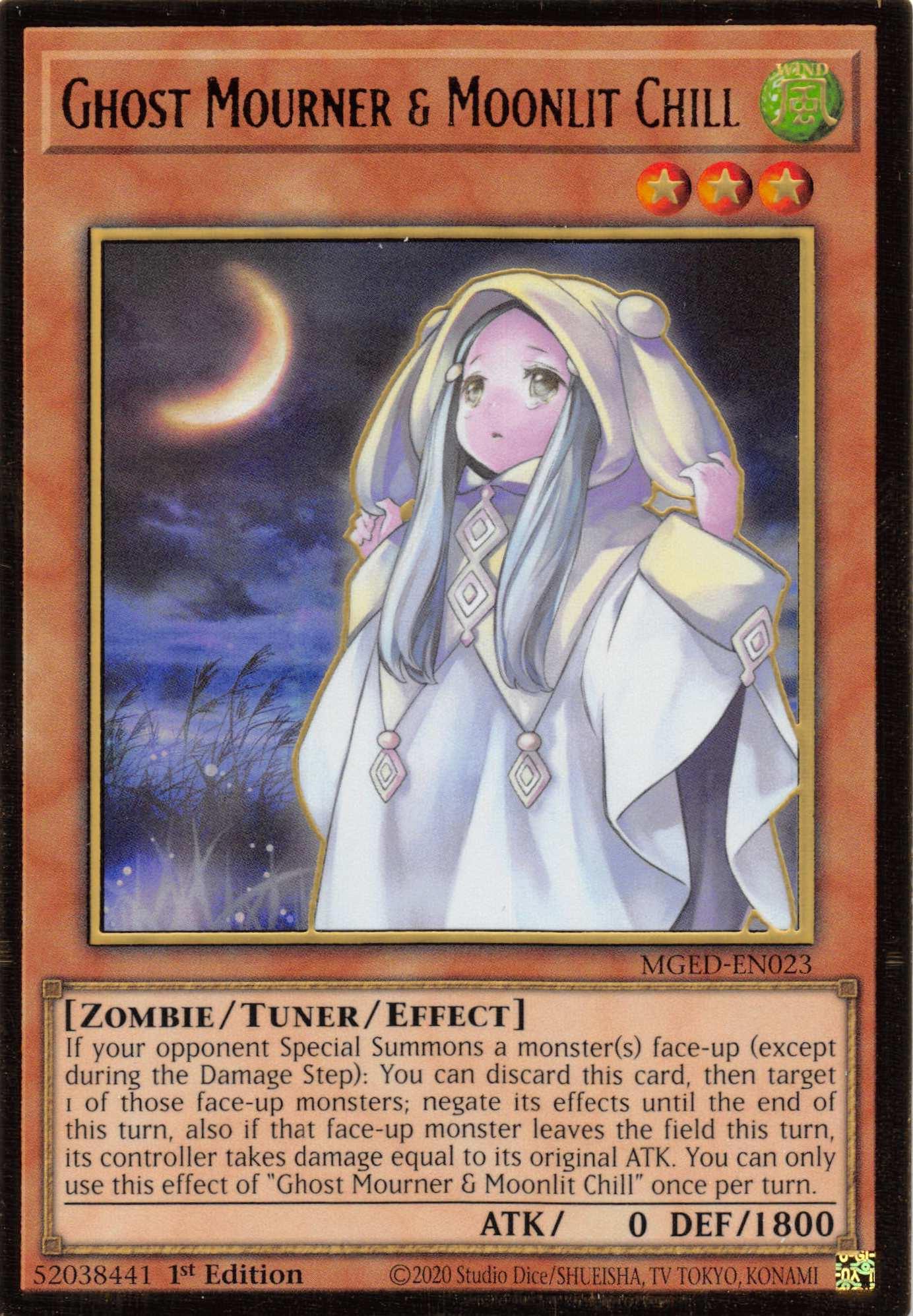 Ghost Mourner & Moonlit Chill [MGED-EN023] Gold Rare - Josh's Cards