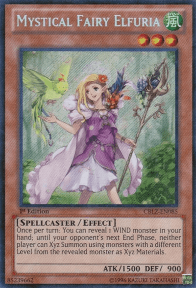Mystical Fairy Elfuria [CBLZ-EN085] Secret Rare - Josh's Cards