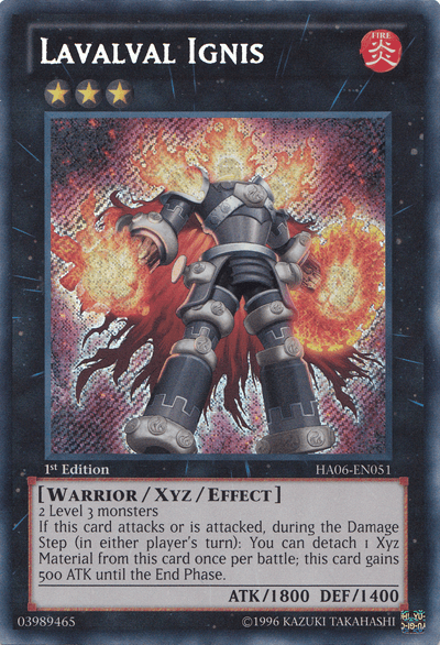 Lavalval Ignis [HA06-EN051] Secret Rare - Josh's Cards