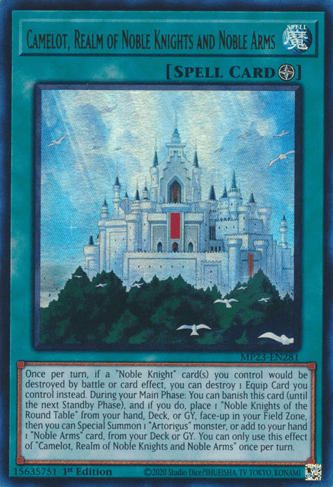 Camelot, Realm of Noble Knights and Noble Arms [MP23-EN281] Ultra Rare - Josh's Cards
