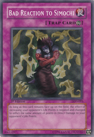 Bad Reaction to Simochi [LOD-093] Common - Josh's Cards