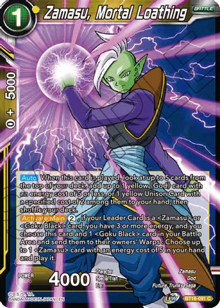 Zamasu, Mortal Loathing (BT16-091) [Realm of the Gods] Parallel Foil