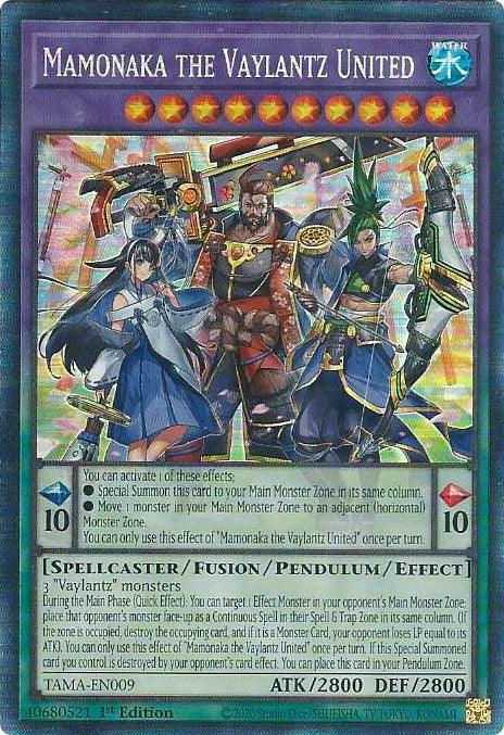 Mamonaka the Vaylantz United [TAMA-EN009] Collector's Rare - Josh's Cards