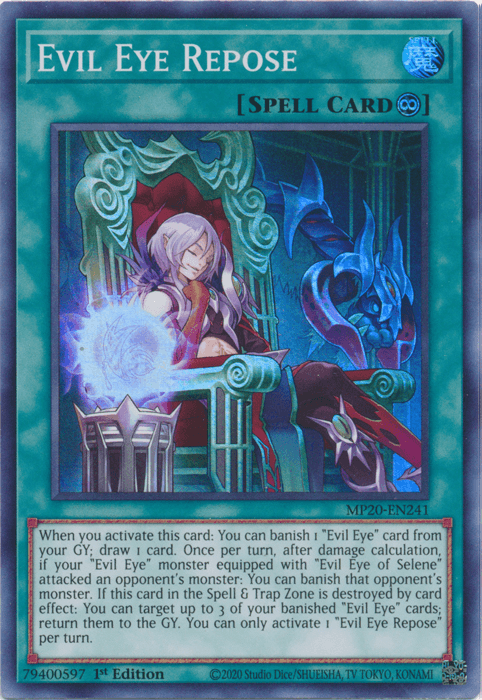 Evil Eye Repose [MP20-EN241] Super Rare - Josh's Cards