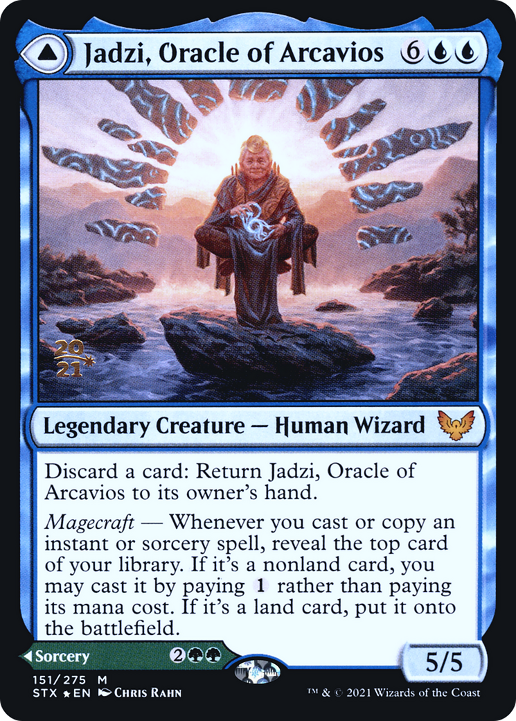 Jadzi, Oracle of Arcavios // Journey to the Oracle (PRE-151S) - Strixhaven: School of Mages Promos Foil