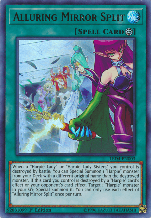 Alluring Mirror Split [LED4-EN003] Ultra Rare - Josh's Cards