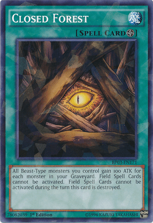 Closed Forest [BP03-EN171] Shatterfoil Rare - Josh's Cards