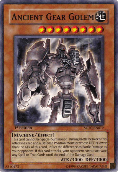 Ancient Gear Golem [SD10-EN012] Common - Josh's Cards