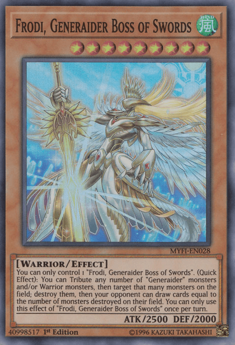 Frodi, Generaider Boss of Swords [MYFI-EN028] Super Rare - Josh's Cards