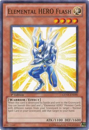 Elemental Hero Flash [GENF-EN090] Common - Josh's Cards