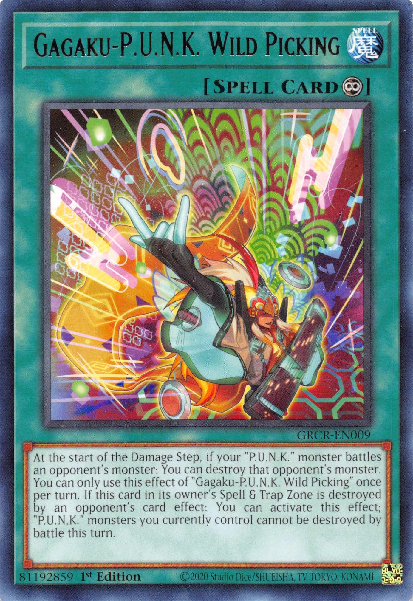 Gagaku-P.U.N.K. Wild Picking [GRCR-EN009] Rare - Josh's Cards