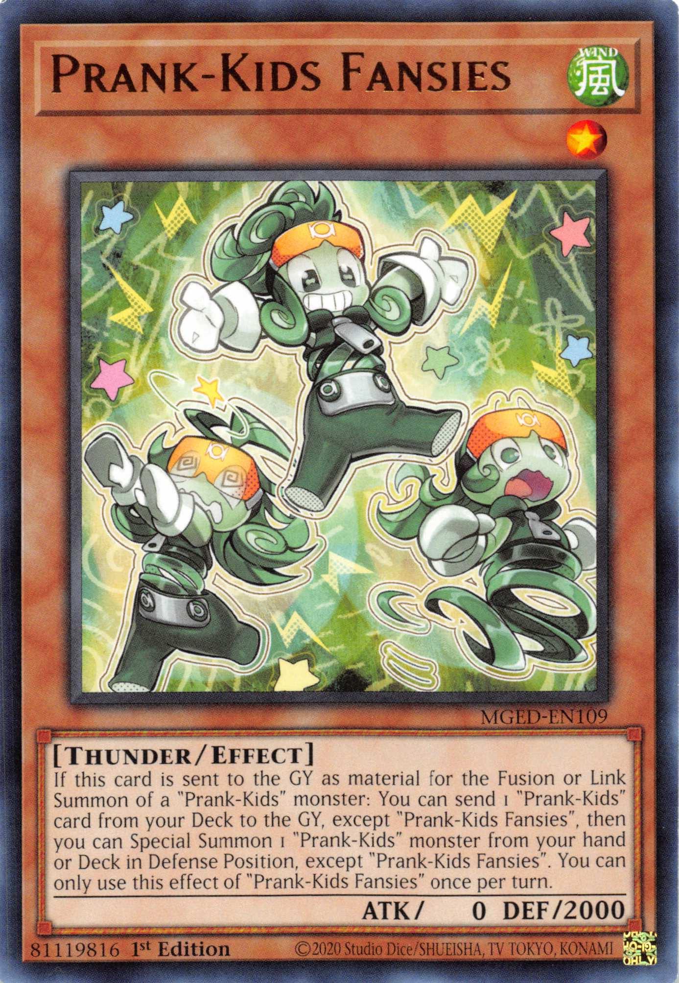 Prank-Kids Fansies [MGED-EN109] Rare - Josh's Cards