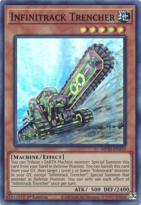 Infinitrack Trencher [MP20-EN210] Super Rare - Josh's Cards