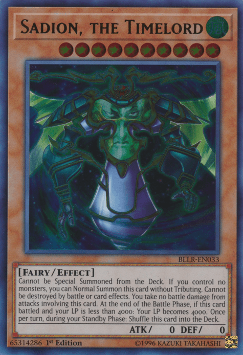 Sadion, the Timelord [BLLR-EN033] Ultra Rare - Josh's Cards