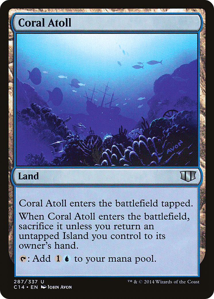 Coral Atoll (C14-287) - Commander 2014