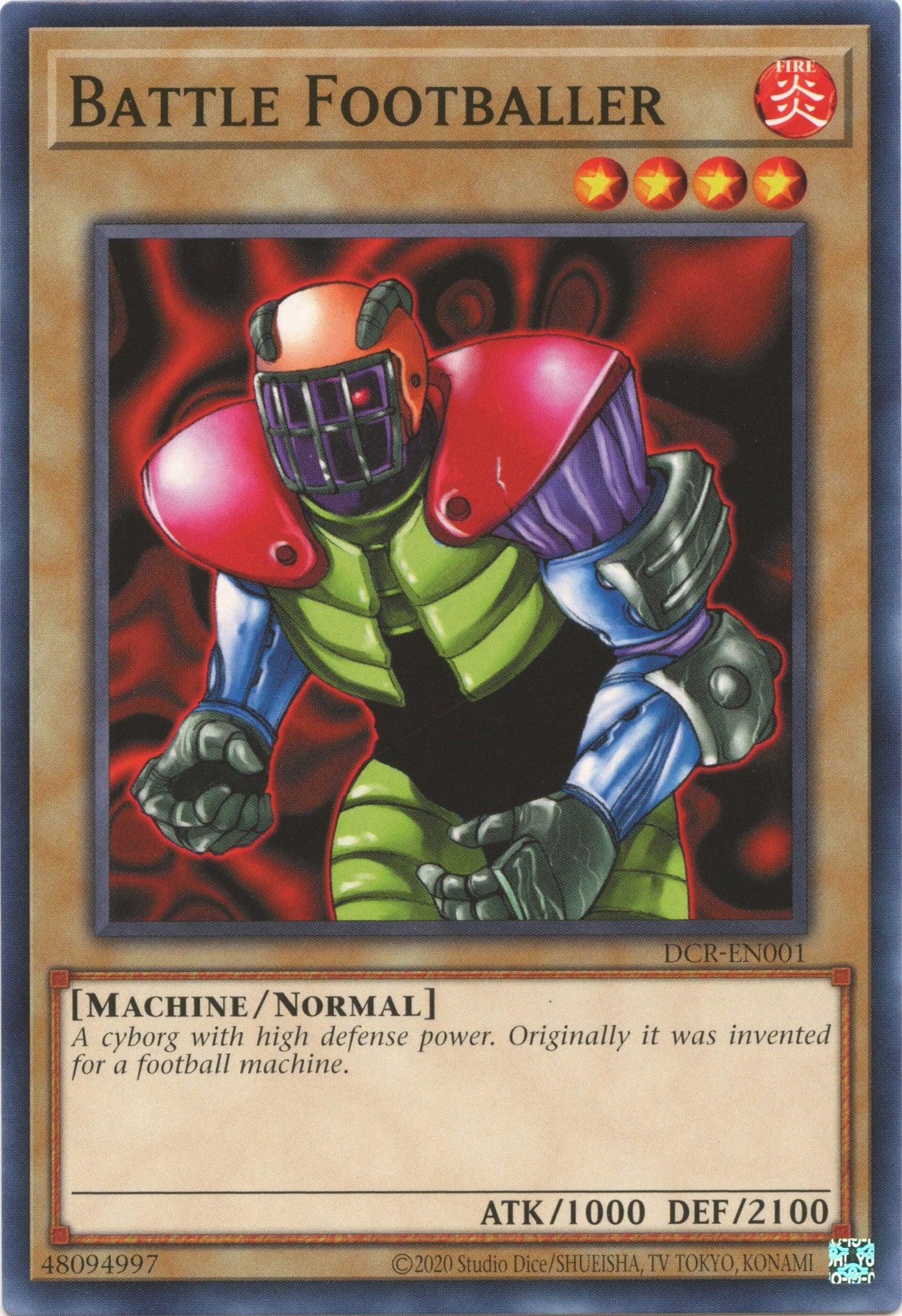 Battle Footballer (25th Anniversary) [DCR-EN001] Common - Josh's Cards