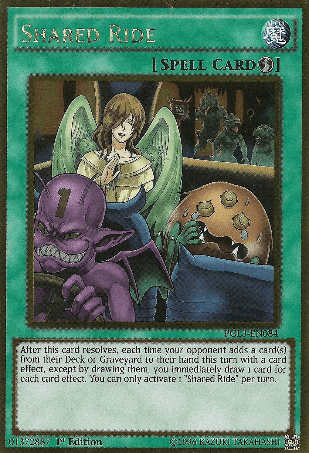 Shared Ride [PGL3-EN084] Gold Rare - Josh's Cards