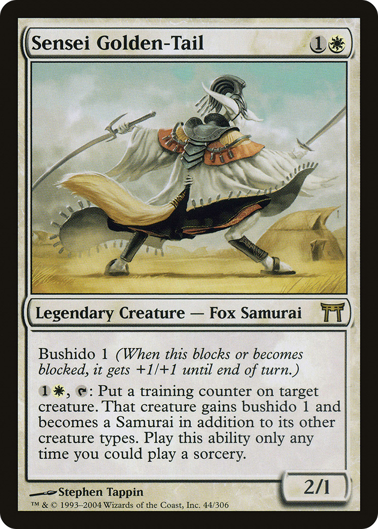Sensei Golden-Tail (CHK-044) - Champions of Kamigawa