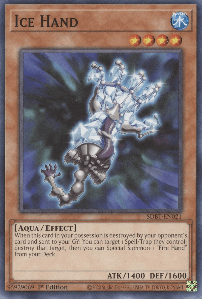 Ice Hand [SDBT-EN021] Common - Josh's Cards