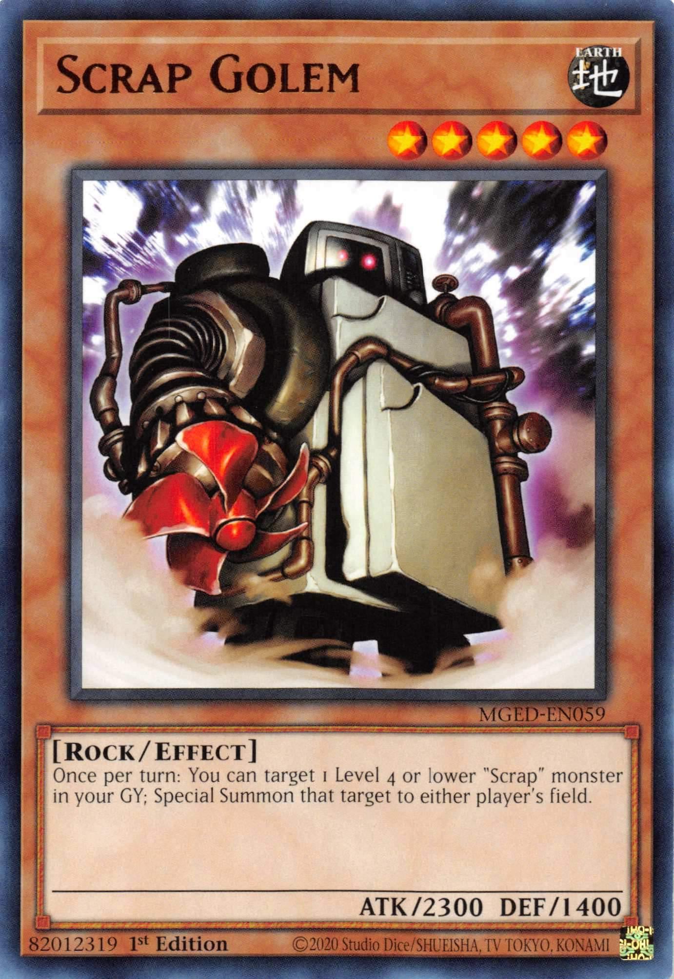 Scrap Golem [MGED-EN059] Rare - Josh's Cards
