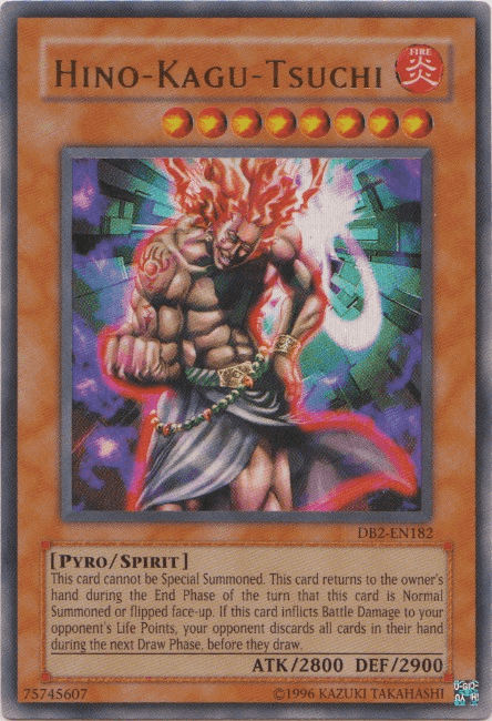 Hino-Kagu-Tsuchi [DB2-EN182] Ultra Rare - Josh's Cards