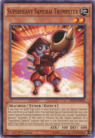 Superheavy Samurai Trumpeter [SP15-EN028] Common - Josh's Cards