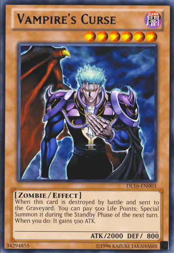 Vampire's Curse (Purple) [DL16-EN003] Rare - Josh's Cards