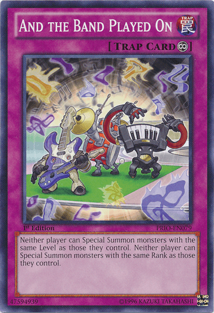 And the Band Played On [PRIO-EN079] Common - Josh's Cards